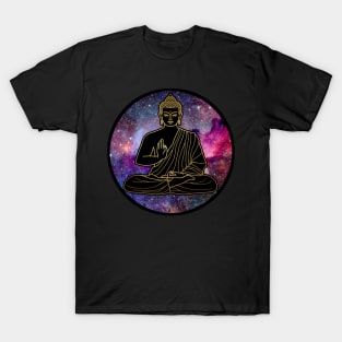 Buddha Meditation Universe Yoga Spiritual Buddhism T-Shirt